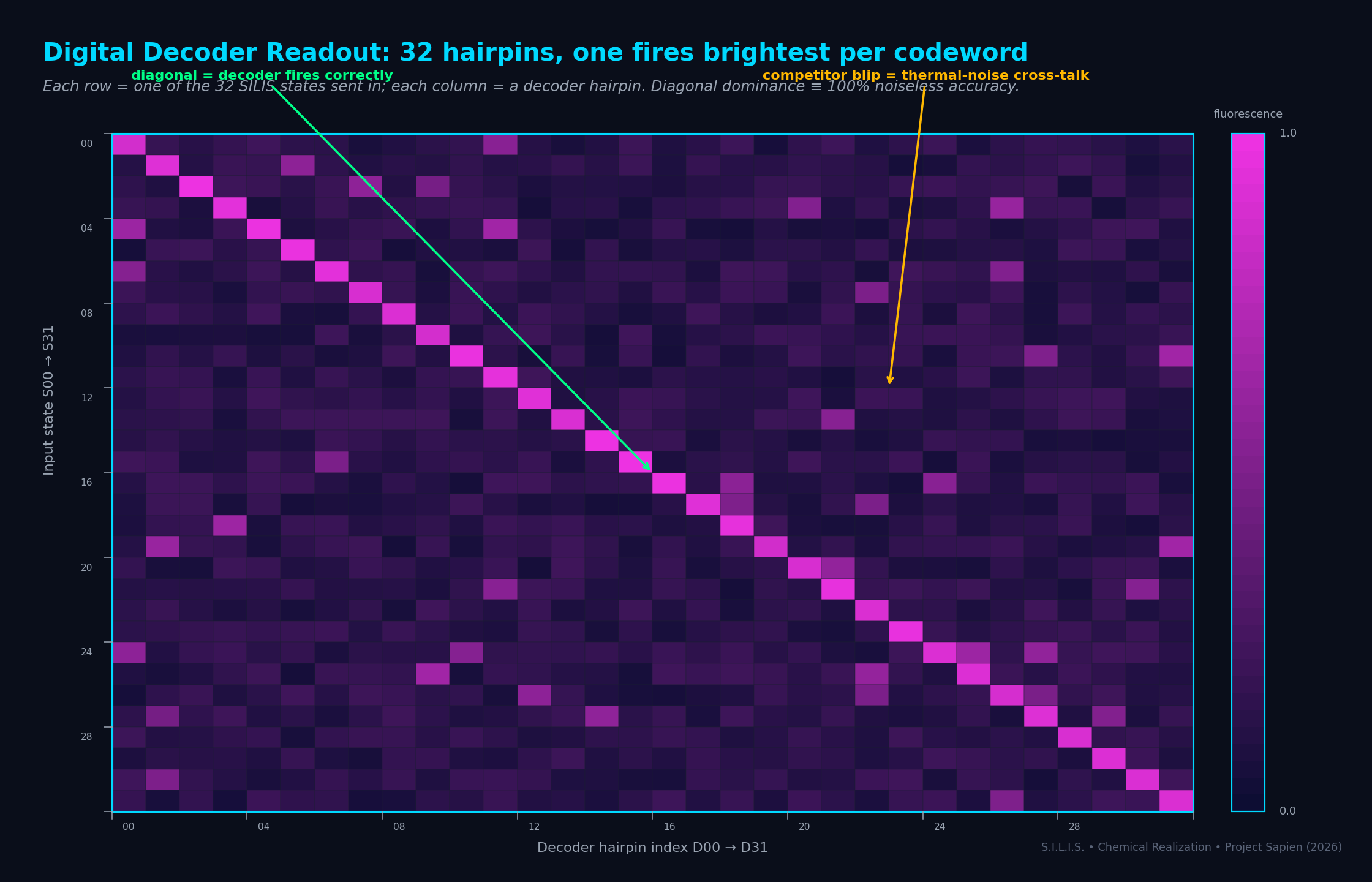 Fluorescent Decoder Readout